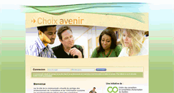 Desktop Screenshot of choixavenir.ca